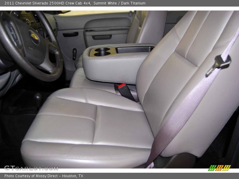 Summit White / Dark Titanium 2011 Chevrolet Silverado 2500HD Crew Cab 4x4
