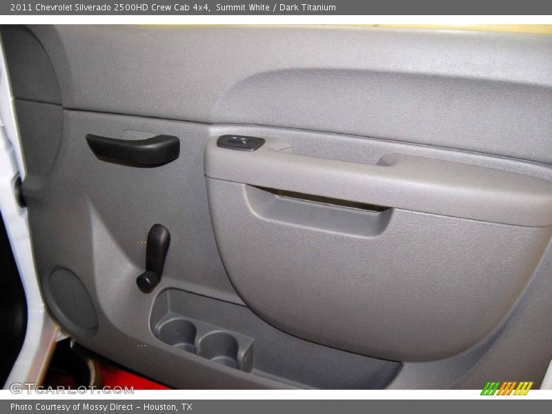Summit White / Dark Titanium 2011 Chevrolet Silverado 2500HD Crew Cab 4x4