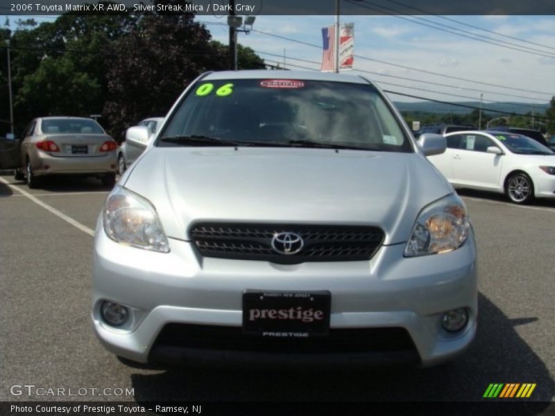 Silver Streak Mica / Dark Gray 2006 Toyota Matrix XR AWD