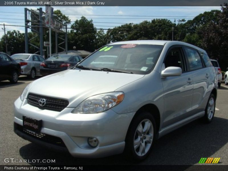 Silver Streak Mica / Dark Gray 2006 Toyota Matrix XR AWD