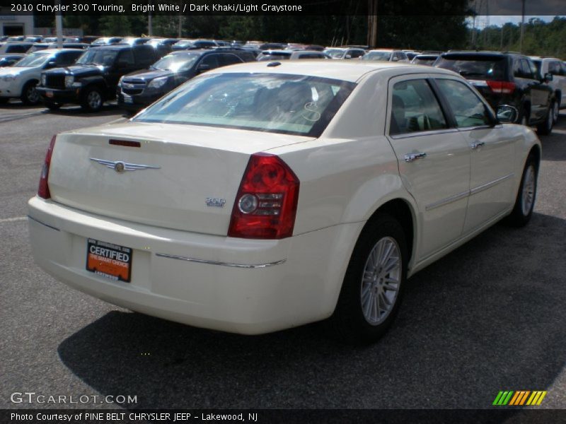 Bright White / Dark Khaki/Light Graystone 2010 Chrysler 300 Touring