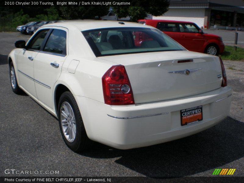 Bright White / Dark Khaki/Light Graystone 2010 Chrysler 300 Touring