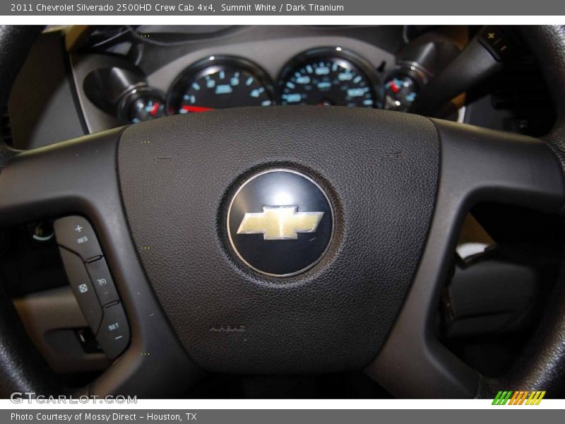 Summit White / Dark Titanium 2011 Chevrolet Silverado 2500HD Crew Cab 4x4