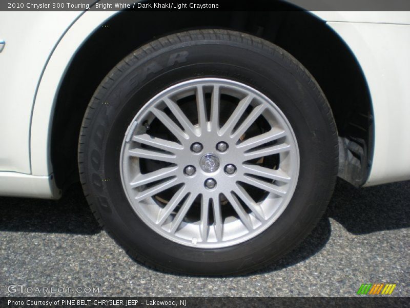 Bright White / Dark Khaki/Light Graystone 2010 Chrysler 300 Touring