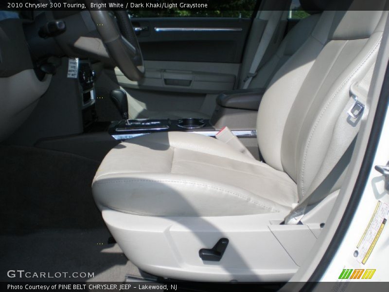 Bright White / Dark Khaki/Light Graystone 2010 Chrysler 300 Touring