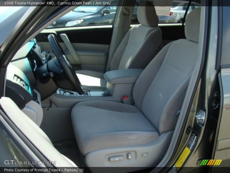 Cypress Green Pearl / Ash Gray 2008 Toyota Highlander 4WD