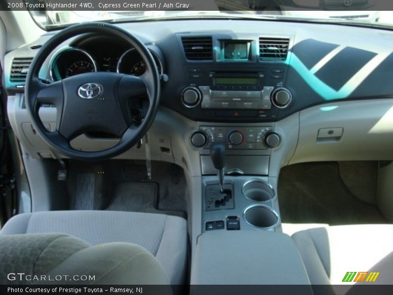 Cypress Green Pearl / Ash Gray 2008 Toyota Highlander 4WD