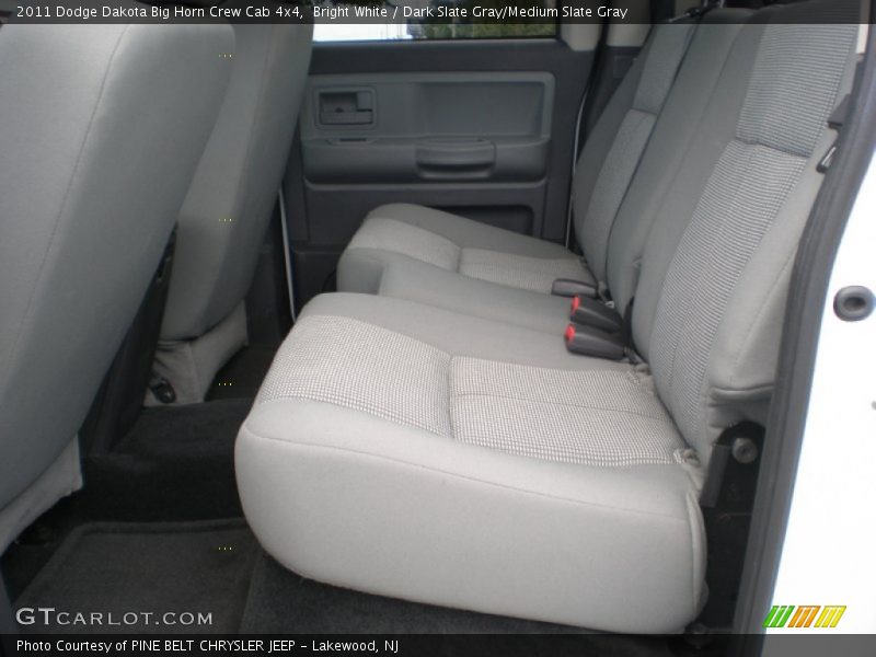 Bright White / Dark Slate Gray/Medium Slate Gray 2011 Dodge Dakota Big Horn Crew Cab 4x4
