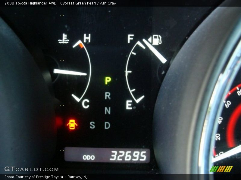 Cypress Green Pearl / Ash Gray 2008 Toyota Highlander 4WD
