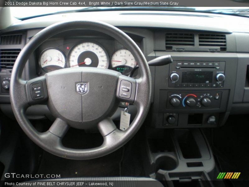 Dashboard of 2011 Dakota Big Horn Crew Cab 4x4