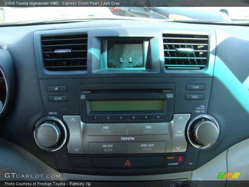 Cypress Green Pearl / Ash Gray 2008 Toyota Highlander 4WD