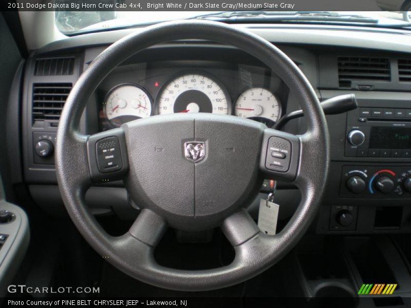  2011 Dakota Big Horn Crew Cab 4x4 Steering Wheel