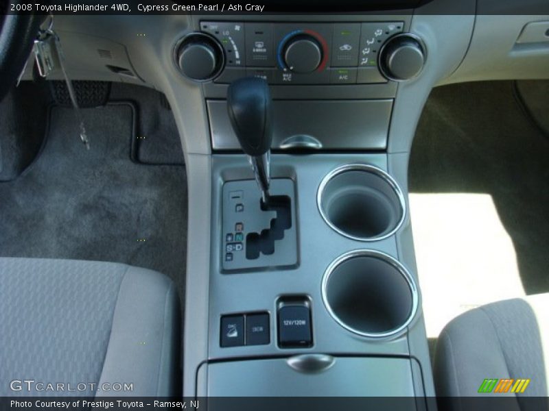 Cypress Green Pearl / Ash Gray 2008 Toyota Highlander 4WD