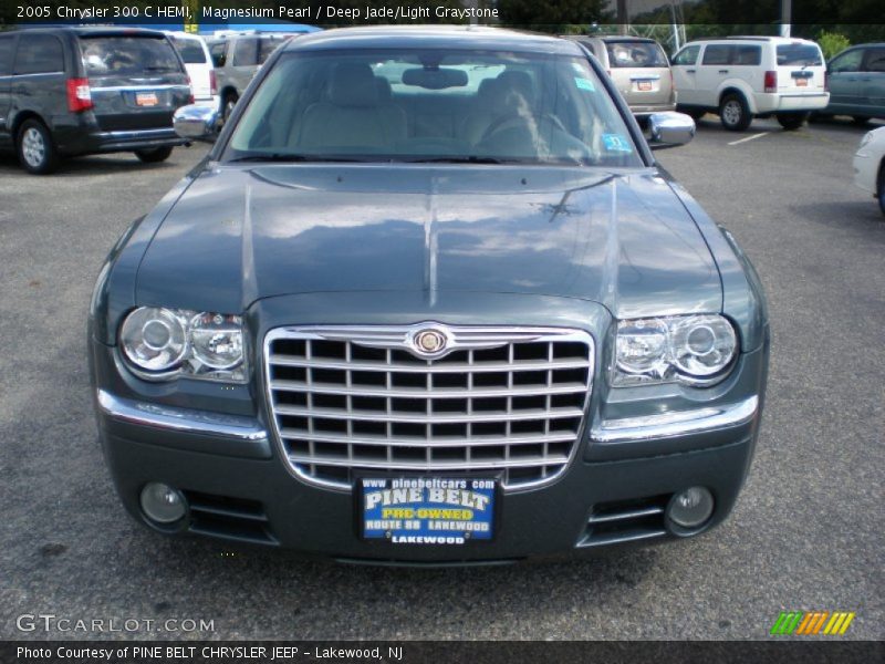 Magnesium Pearl / Deep Jade/Light Graystone 2005 Chrysler 300 C HEMI