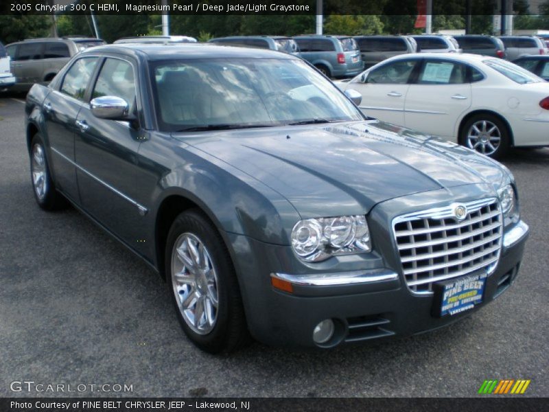 Magnesium Pearl / Deep Jade/Light Graystone 2005 Chrysler 300 C HEMI