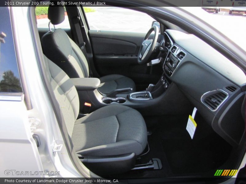 Bright Silver Metallic / Black 2011 Chrysler 200 Touring
