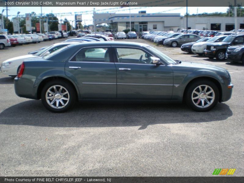 Magnesium Pearl / Deep Jade/Light Graystone 2005 Chrysler 300 C HEMI