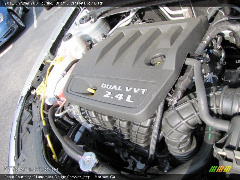 Bright Silver Metallic / Black 2011 Chrysler 200 Touring