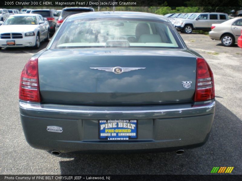Magnesium Pearl / Deep Jade/Light Graystone 2005 Chrysler 300 C HEMI