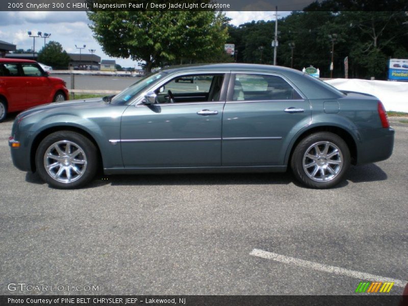 Magnesium Pearl / Deep Jade/Light Graystone 2005 Chrysler 300 C HEMI