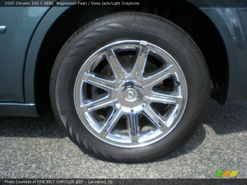 Magnesium Pearl / Deep Jade/Light Graystone 2005 Chrysler 300 C HEMI