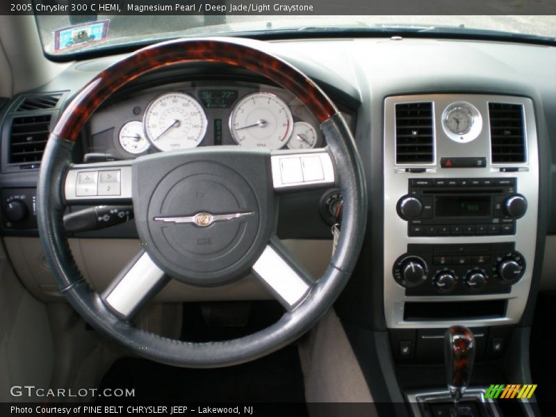 Magnesium Pearl / Deep Jade/Light Graystone 2005 Chrysler 300 C HEMI