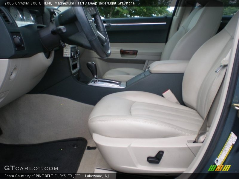 Magnesium Pearl / Deep Jade/Light Graystone 2005 Chrysler 300 C HEMI