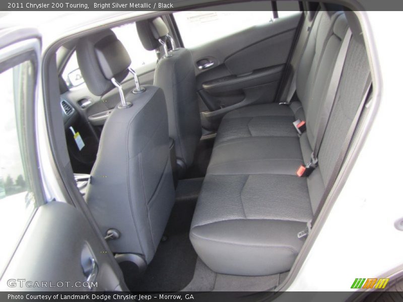 Bright Silver Metallic / Black 2011 Chrysler 200 Touring