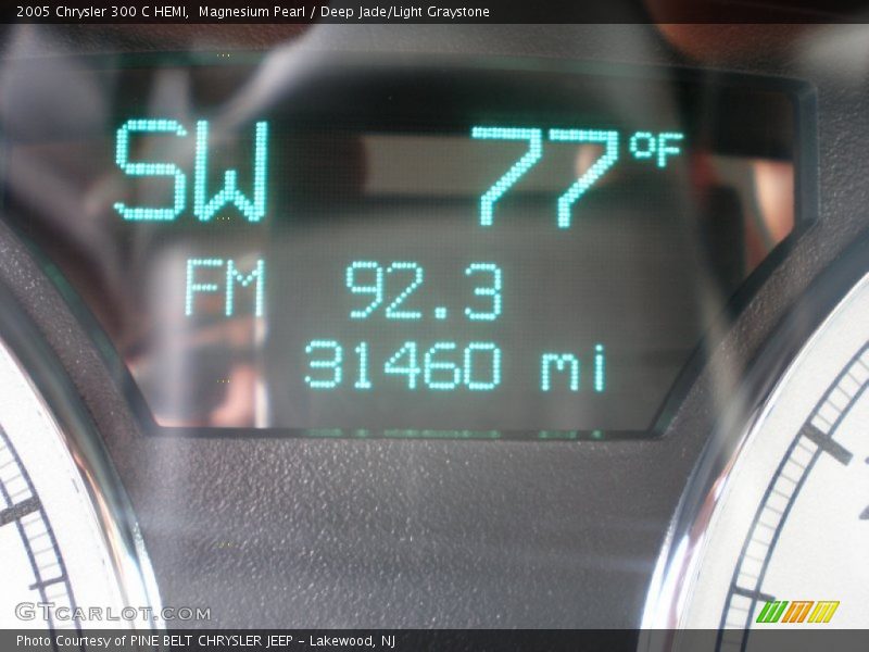 Magnesium Pearl / Deep Jade/Light Graystone 2005 Chrysler 300 C HEMI