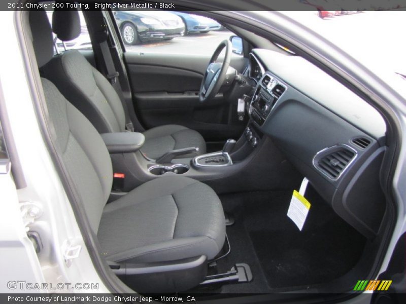 Bright Silver Metallic / Black 2011 Chrysler 200 Touring