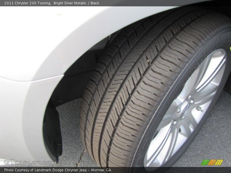 Bright Silver Metallic / Black 2011 Chrysler 200 Touring
