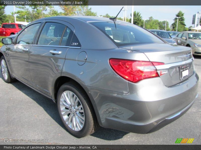 Tungsten Metallic / Black 2011 Chrysler 200 Limited