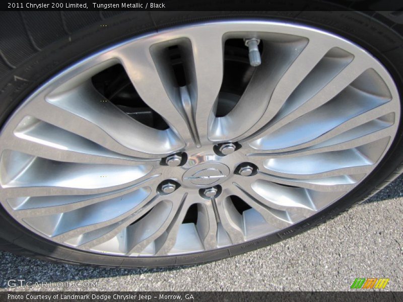 Tungsten Metallic / Black 2011 Chrysler 200 Limited
