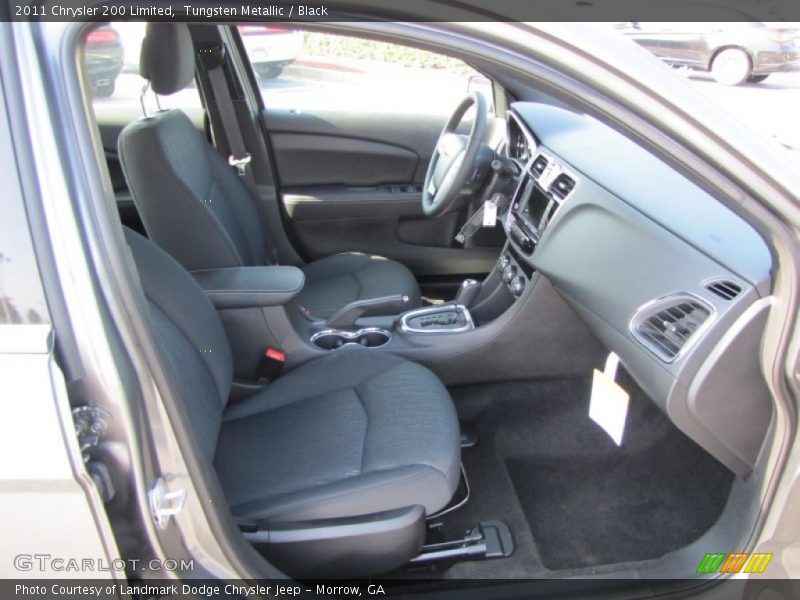 Tungsten Metallic / Black 2011 Chrysler 200 Limited