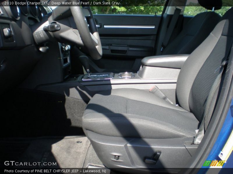 Deep Water Blue Pearl / Dark Slate Gray 2010 Dodge Charger SXT