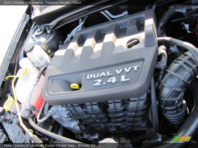 Tungsten Metallic / Black 2011 Chrysler 200 Limited