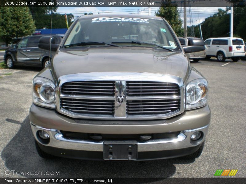 Light Khaki Metallic / Khaki 2008 Dodge Ram 1500 Big Horn Edition Quad Cab 4x4