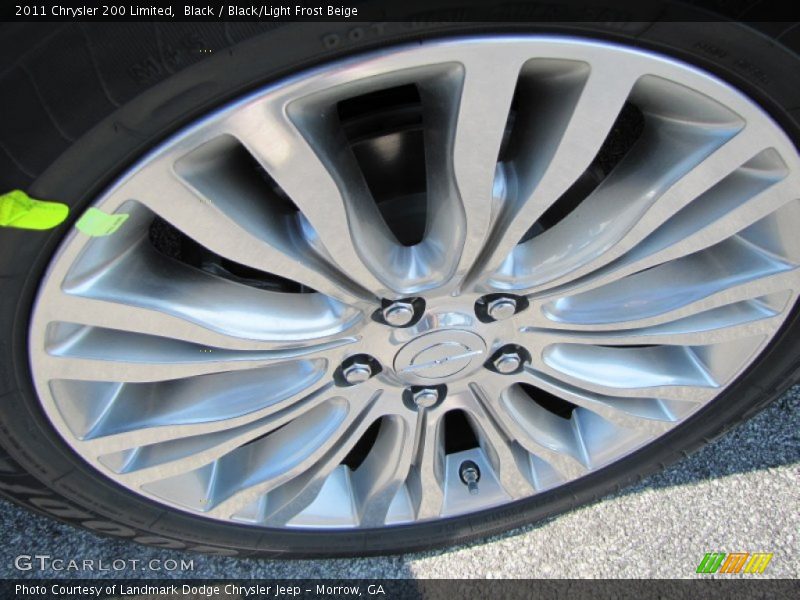 Black / Black/Light Frost Beige 2011 Chrysler 200 Limited