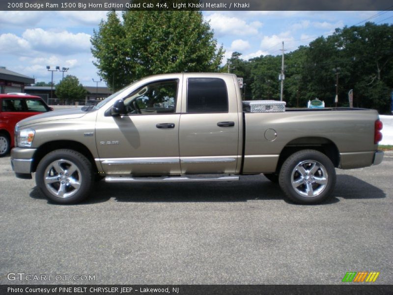  2008 Ram 1500 Big Horn Edition Quad Cab 4x4 Light Khaki Metallic