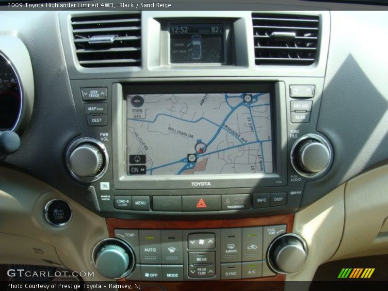 Black / Sand Beige 2009 Toyota Highlander Limited 4WD