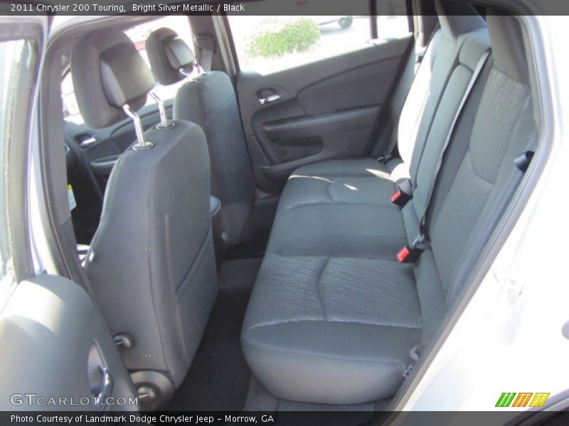 Bright Silver Metallic / Black 2011 Chrysler 200 Touring