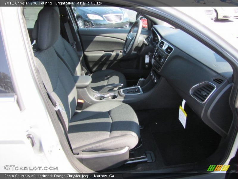 Bright Silver Metallic / Black 2011 Chrysler 200 Touring