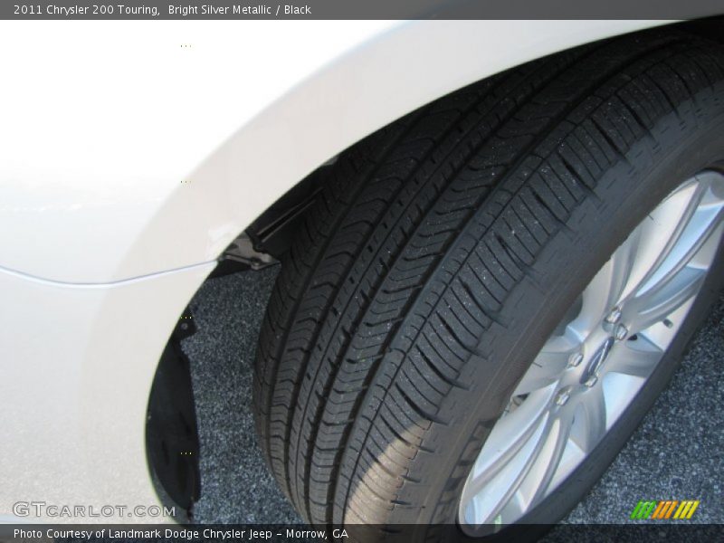 Bright Silver Metallic / Black 2011 Chrysler 200 Touring
