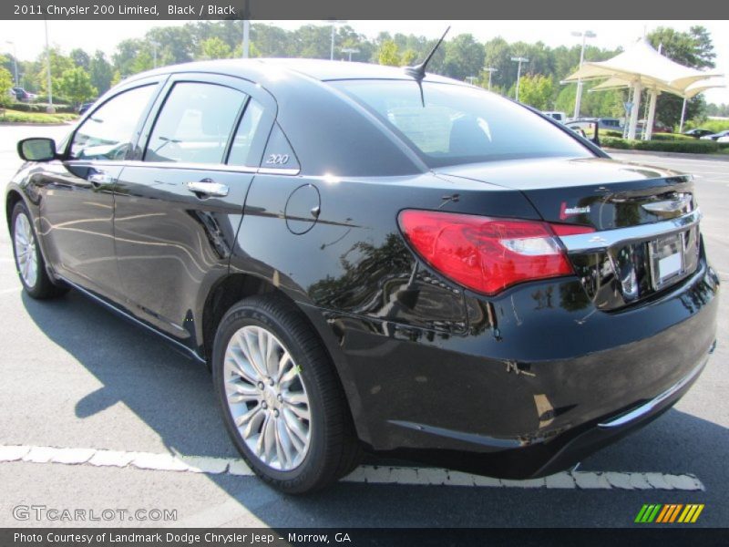 Black / Black 2011 Chrysler 200 Limited