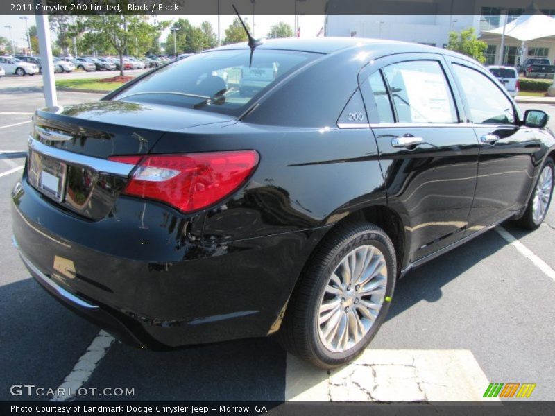 Black / Black 2011 Chrysler 200 Limited