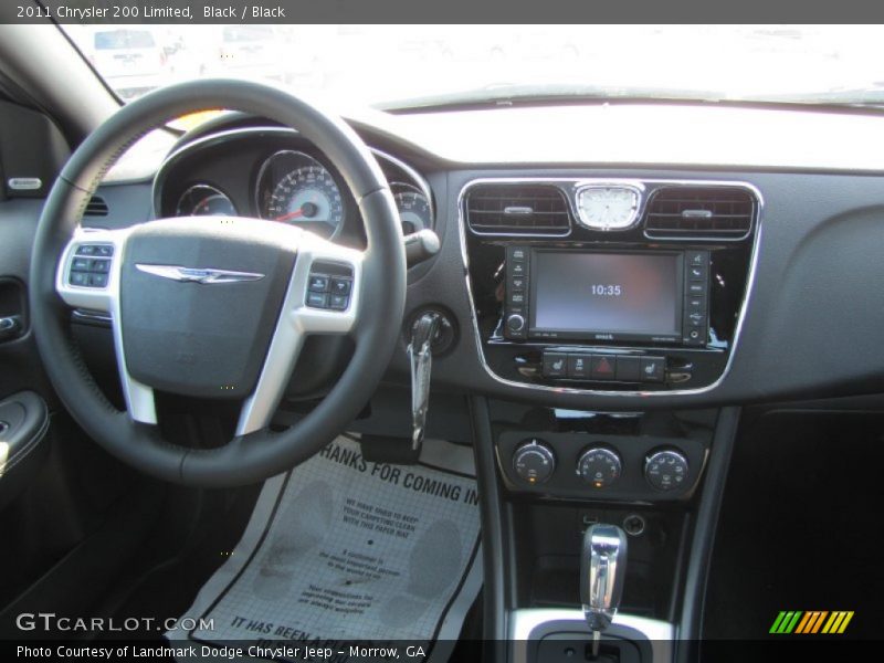 Black / Black 2011 Chrysler 200 Limited