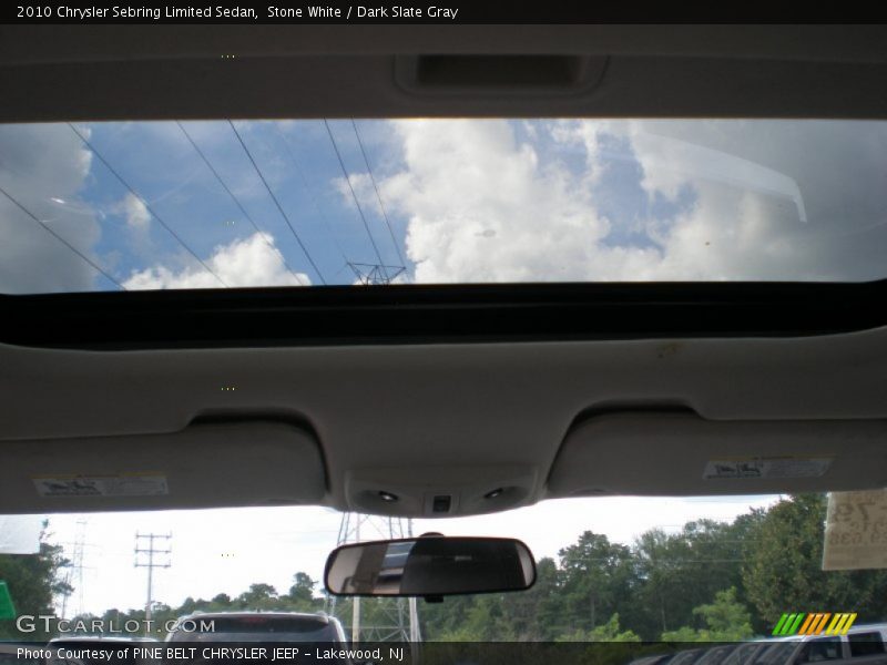 Stone White / Dark Slate Gray 2010 Chrysler Sebring Limited Sedan