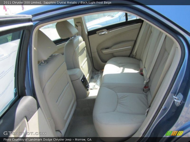 Sapphire Crystal Metallic / Black/Light Frost Beige 2011 Chrysler 300 Limited