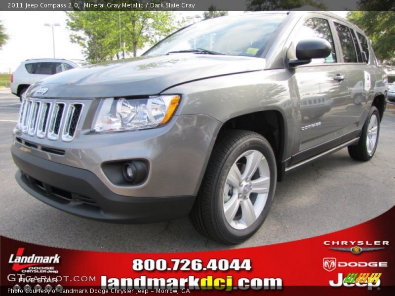Mineral Gray Metallic / Dark Slate Gray 2011 Jeep Compass 2.0