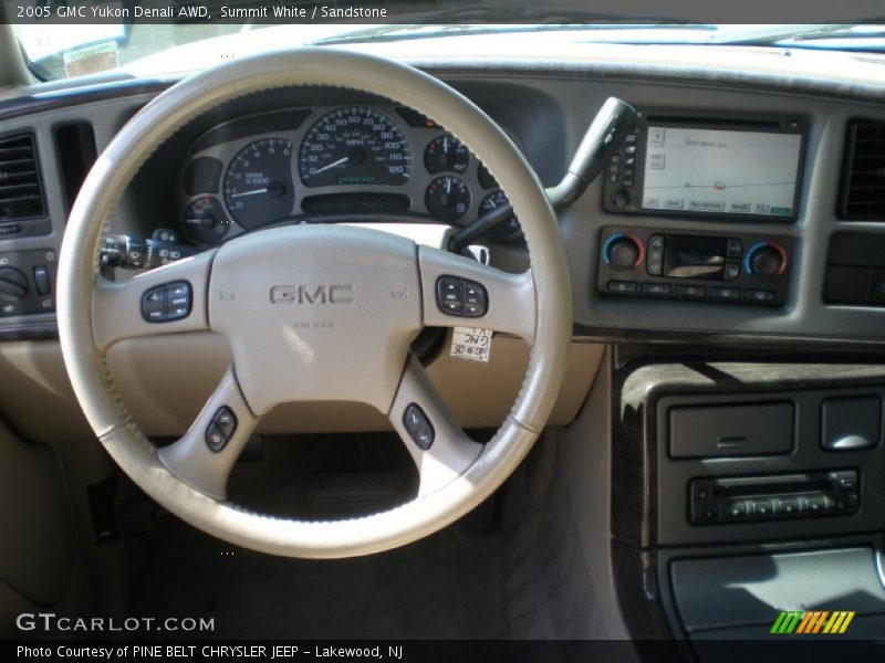 Summit White / Sandstone 2005 GMC Yukon Denali AWD